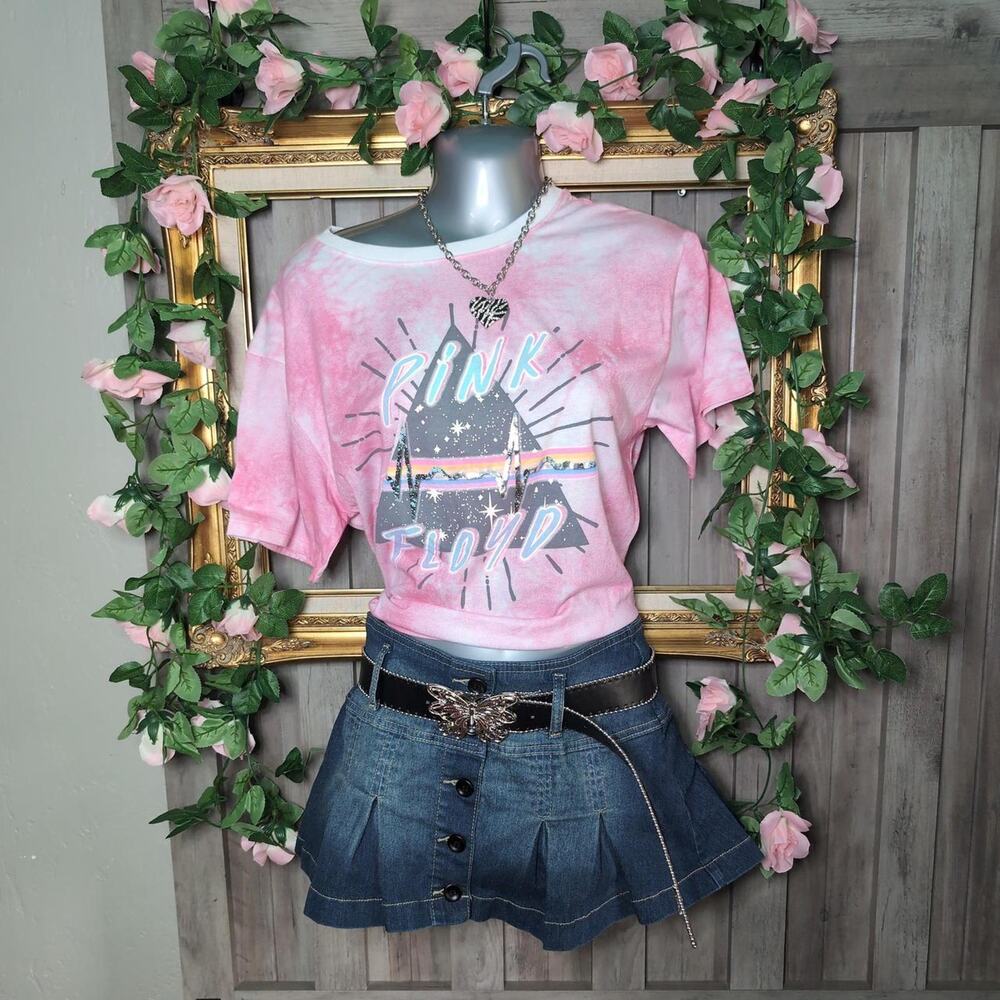Pink floyd pink tie dye